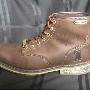 Harley Davidson Motorcycle Riding Boots Men’s Sz:11M Darrol Brown Leather D93192